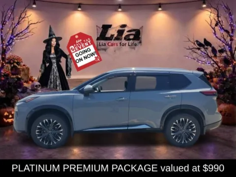 Photos of 2024 Nissan Rogue Platinum for sale in Malta, NY at Lia Nissan of Saratoga