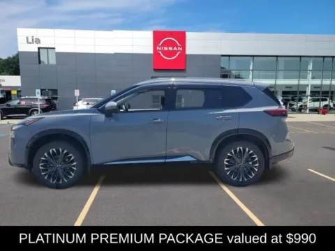 Photos of 2024 Nissan Rogue Platinum for sale in Malta, NY at Lia Nissan of Saratoga
