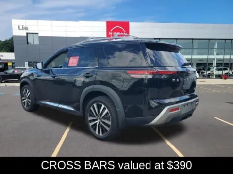 Another view of 2023 Nissan Pathfinder Platinum for sale in Malta, NY at Lia Nissan of Saratoga