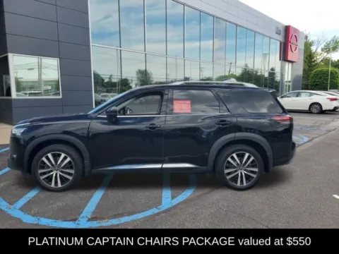 Photos of 2023 Nissan Pathfinder Platinum for sale in Malta, NY at Lia Nissan of Saratoga