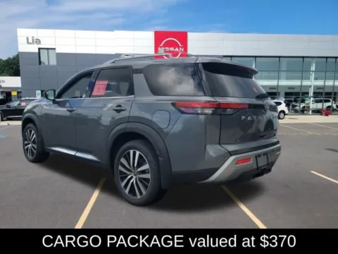 Another view of 2025 Nissan Pathfinder Platinum for sale in Malta, NY at Lia Nissan of Saratoga