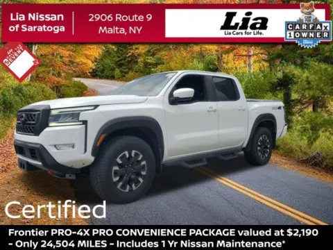 White 2023 Nissan Frontier PRO-4X for sale in Malta, NY