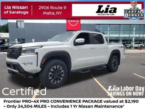 White 2023 Nissan Frontier PRO-4X for sale in Malta, NY