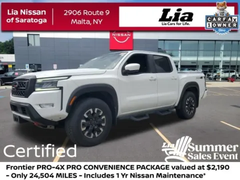 White 2023 Nissan Frontier PRO-4X for sale in Malta, NY
