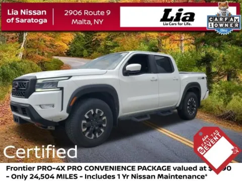 White 2023 Nissan Frontier PRO-4X for sale in Malta, NY