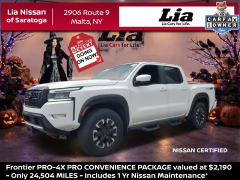White 2023 Nissan Frontier PRO-4X for sale in Malta, NY