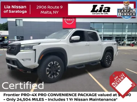 White 2023 Nissan Frontier PRO-4X for sale in Malta, NY