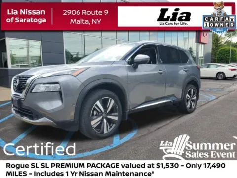 Gray 2023 Nissan Rogue SL for sale in Malta, NY