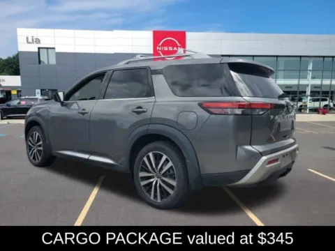 Another view of 2023 Nissan Pathfinder Platinum for sale in Malta, NY at Lia Nissan of Saratoga