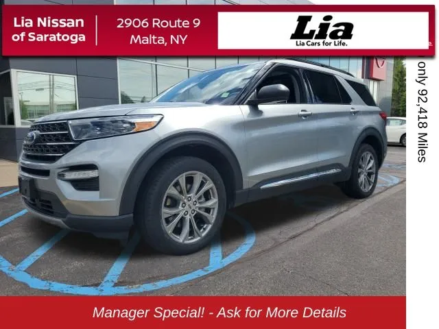Silver 2022 Ford Explorer XLT for sale in Malta, NY