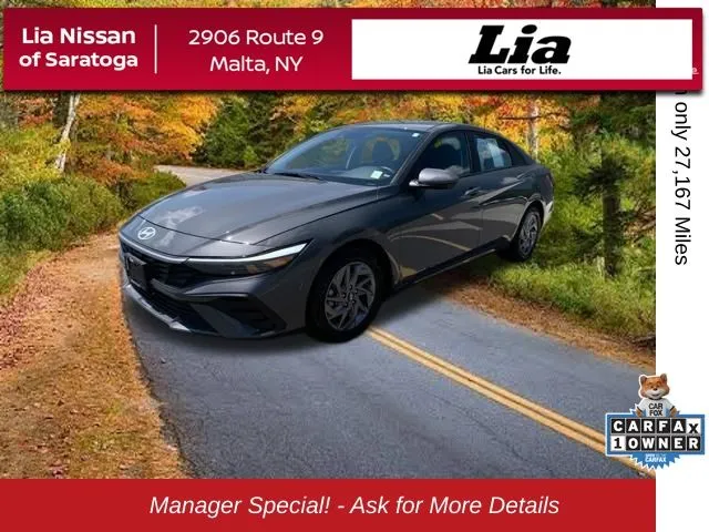 Gray 2024 Hyundai Elantra SEL for sale in Malta, NY
