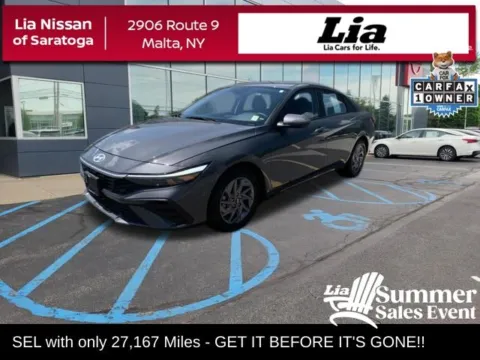 Gray 2024 Hyundai Elantra SEL for sale in Malta, NY