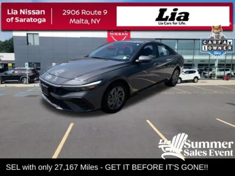 Gray 2024 Hyundai Elantra SEL for sale in Malta, NY
