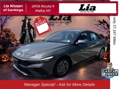 Gray 2024 Hyundai Elantra SEL for sale in Malta, NY