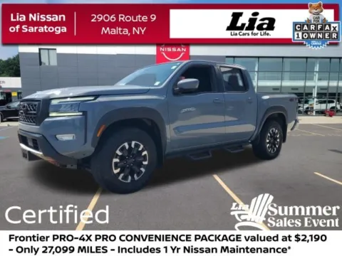 Gray 2023 Nissan Frontier PRO-4X for sale in Malta, NY