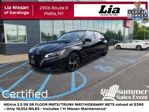 Black 2025 Nissan Altima 2.5 SR for sale in Malta, NY