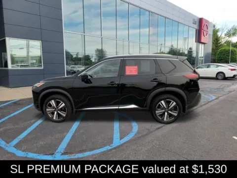 Photos of 2023 Nissan Rogue SL for sale in Malta, NY at Lia Nissan of Saratoga