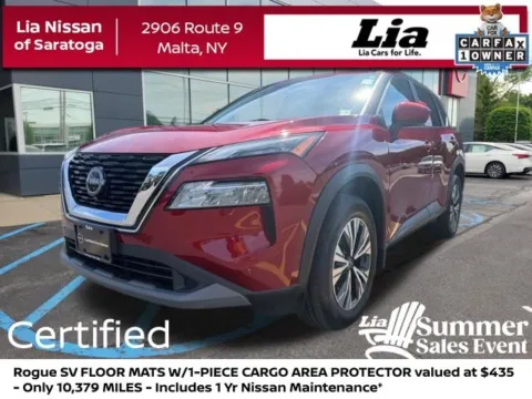 Red 2023 Nissan Rogue SV for sale in Malta, NY