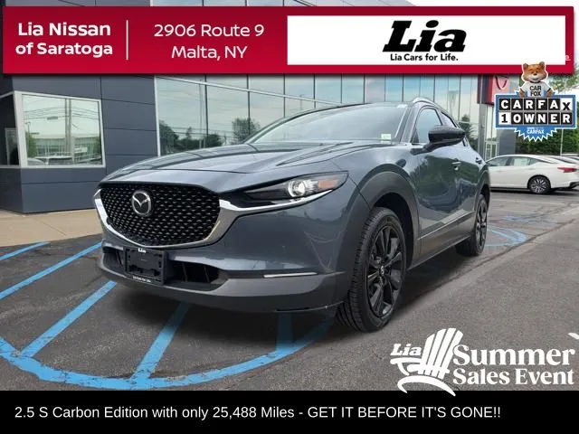 Gray 2024 Mazda CX-30 2.5 S Carbon Edition for sale in Malta, NY