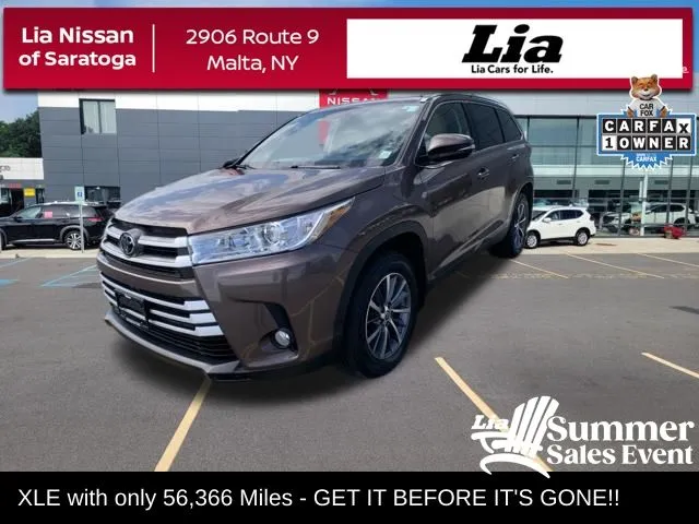 2019 Toyota Highlander XLE for sale in Malta, NY