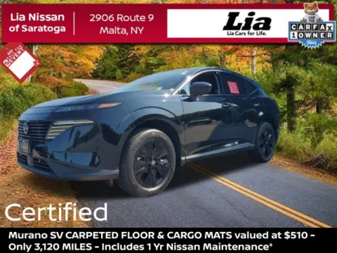 Black 2025 Nissan Murano SV for sale in Malta, NY