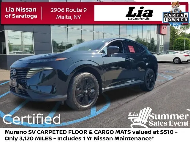 Black 2025 Nissan Murano SV for sale in Malta, NY
