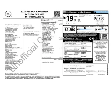 More photos of 2023 Nissan Frontier SV at Lia Nissan of Saratoga, NY