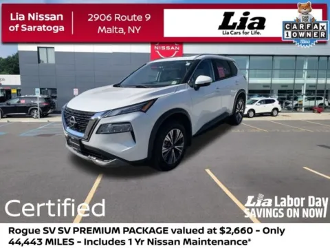 White 2023 Nissan Rogue SV for sale in Malta, NY
