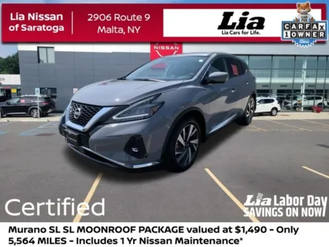 Gray 2023 Nissan Murano SL for sale in Malta, NY