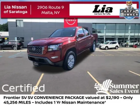 Red 2023 Nissan Frontier SV for sale in Malta, NY
