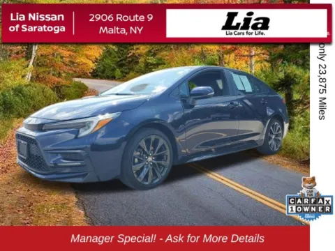 Blue 2024 Toyota Corolla SE for sale in Malta, NY