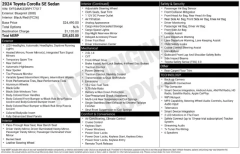 More photos of 2024 Toyota Corolla SE at Lia Nissan of Saratoga, NY