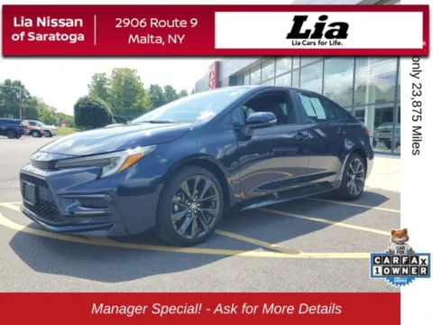 Blue 2024 Toyota Corolla SE for sale in Malta, NY