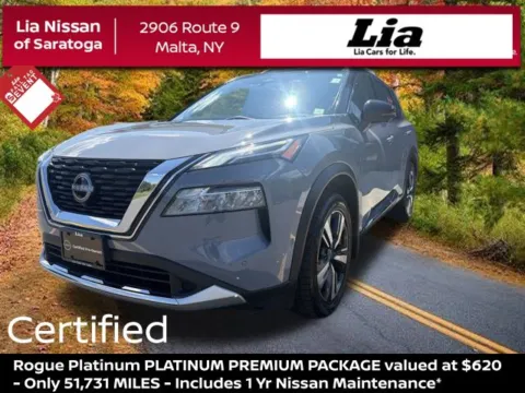 Gray 2023 Nissan Rogue Platinum for sale in Malta, NY