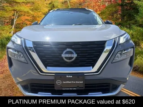Photos of 2023 Nissan Rogue Platinum for sale in Malta, NY at Lia Nissan of Saratoga