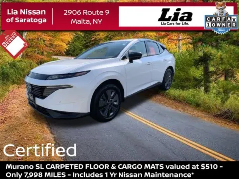 White 2025 Nissan Murano SL for sale in Malta, NY