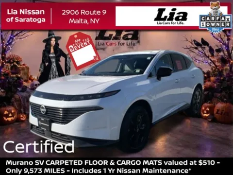 White 2025 Nissan Murano SV for sale in Malta, NY