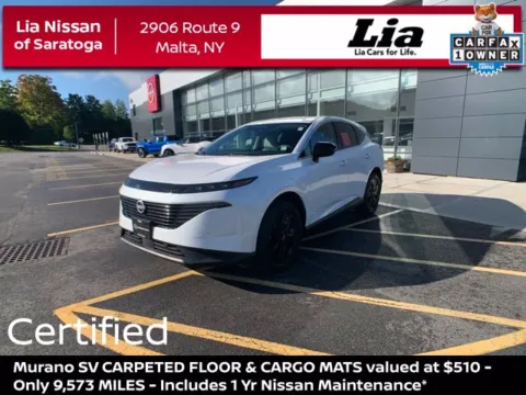 White 2025 Nissan Murano SV for sale in Malta, NY