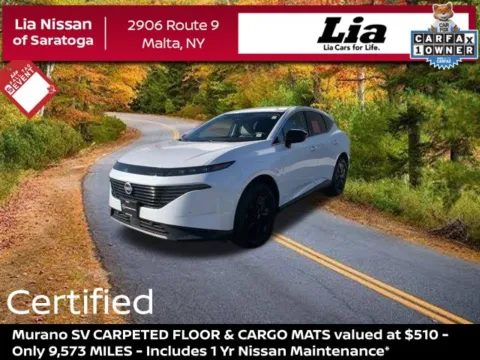 White 2025 Nissan Murano SV for sale in Malta, NY