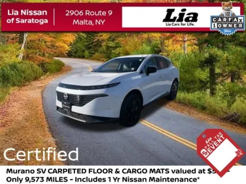 White 2025 Nissan Murano SV for sale in Malta, NY