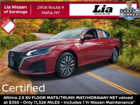 Red 2023 Nissan Altima 2.5 SV for sale in Malta, NY