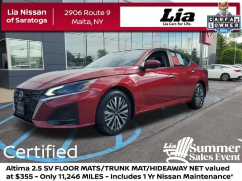 Red 2023 Nissan Altima 2.5 SV for sale in Malta, NY