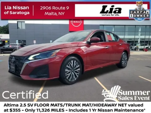 Red 2023 Nissan Altima 2.5 SV for sale in Malta, NY