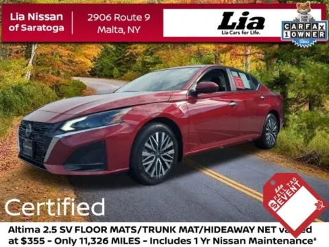 Red 2023 Nissan Altima 2.5 SV for sale in Malta, NY