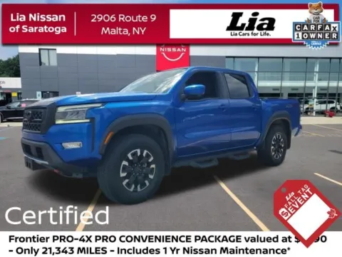 Blue 2024 Nissan Frontier PRO-4X for sale in Malta, NY