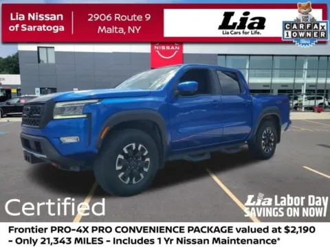 Blue 2024 Nissan Frontier PRO-4X for sale in Malta, NY