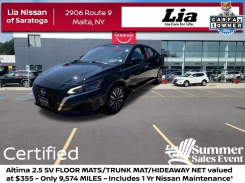Black 2023 Nissan Altima 2.5 SV for sale in Malta, NY