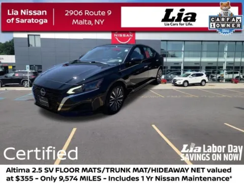 Black 2023 Nissan Altima 2.5 SV for sale in Malta, NY