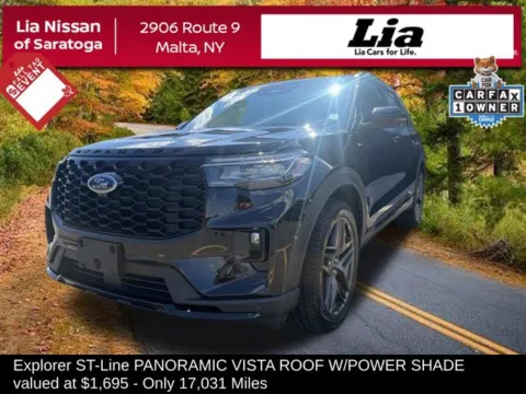 Black 2025 Ford Explorer ST-Line for sale in Malta, NY