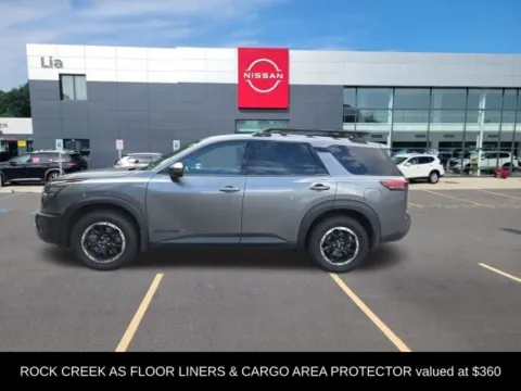 Photos of 2025 Nissan Pathfinder Rock Creek for sale in Malta, NY at Lia Nissan of Saratoga